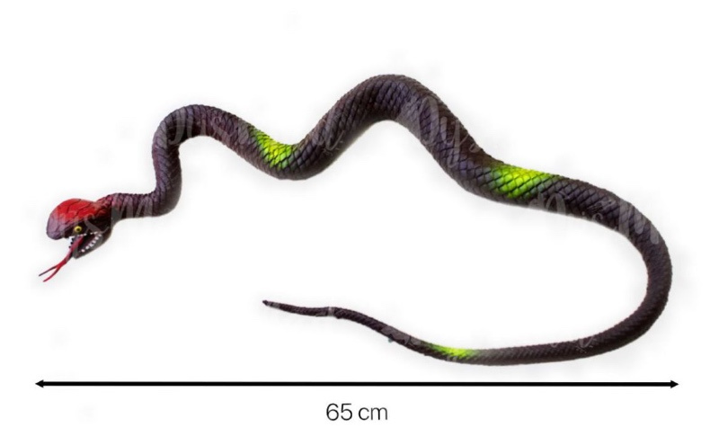 Serpiente marrón 65 cms.