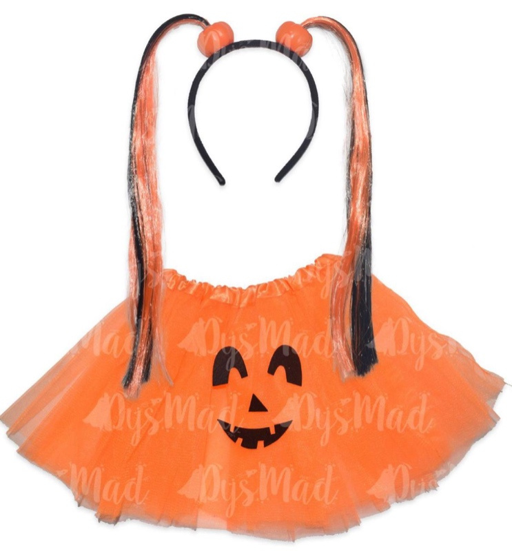 Conjunto Calabaza tutu infantil