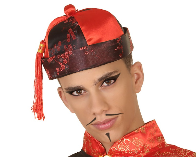 Gorro Oriental rojo