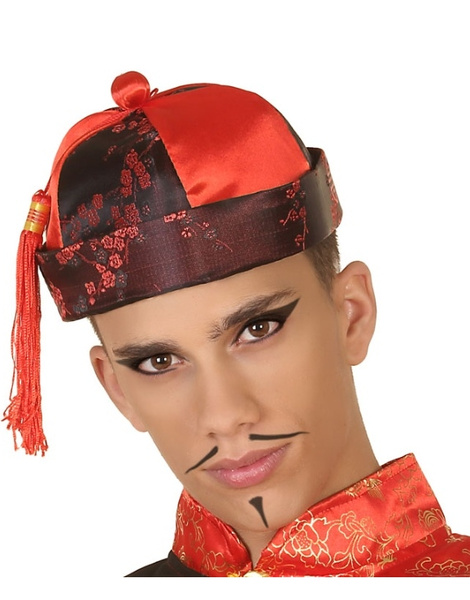 Gorro Oriental rojo