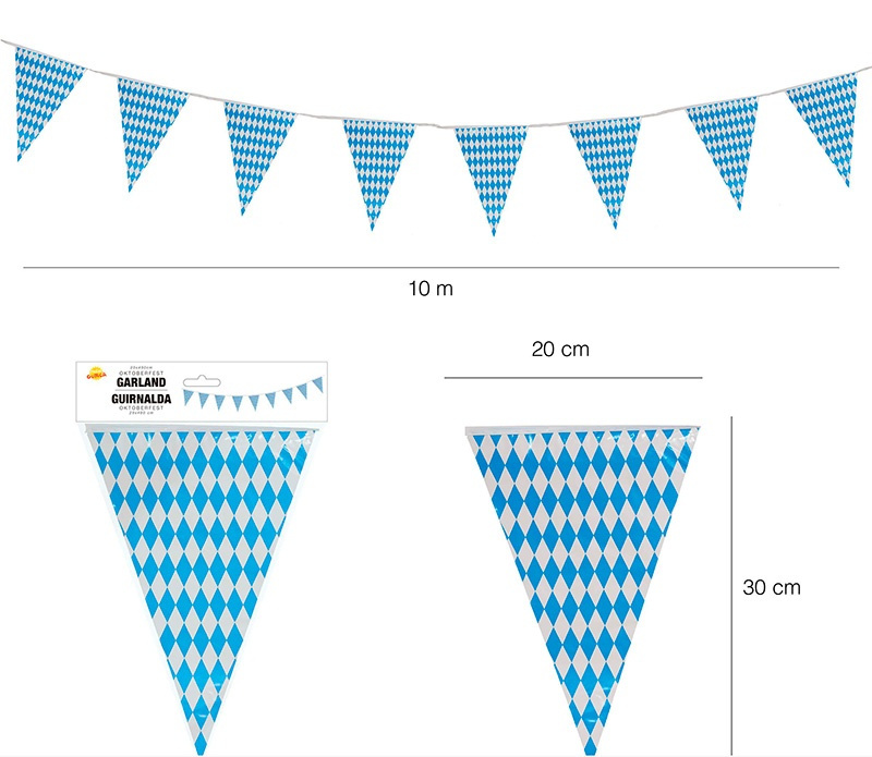 Gallardete Oktoberfest 4mts