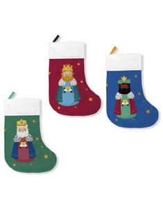 Calcetines Decorativos Reyes Magos 3 Uds