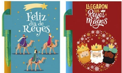 Mini Libreta Con Boligrafo Reyes Magos