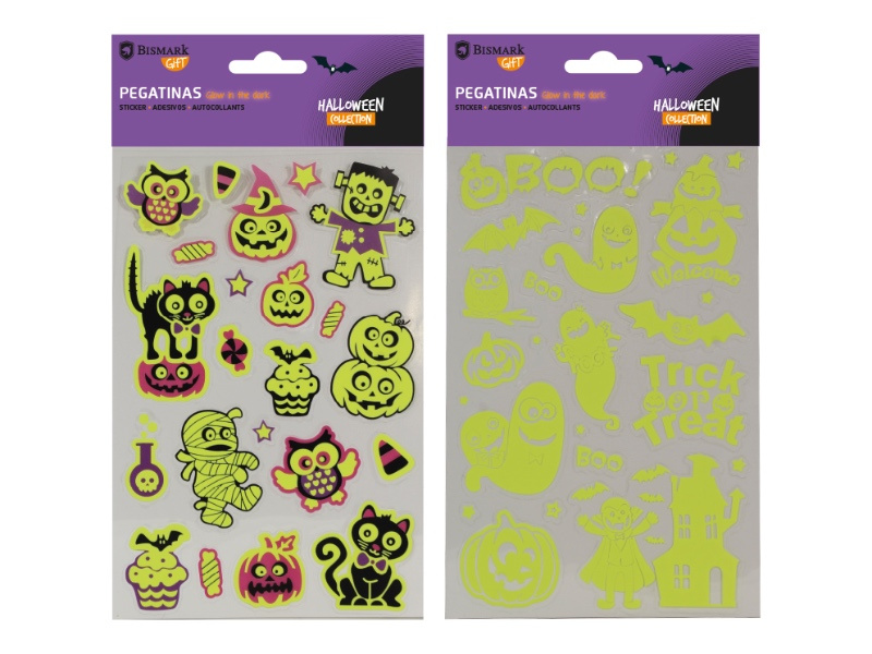 Pegatinas Halloween Glow In The Dark