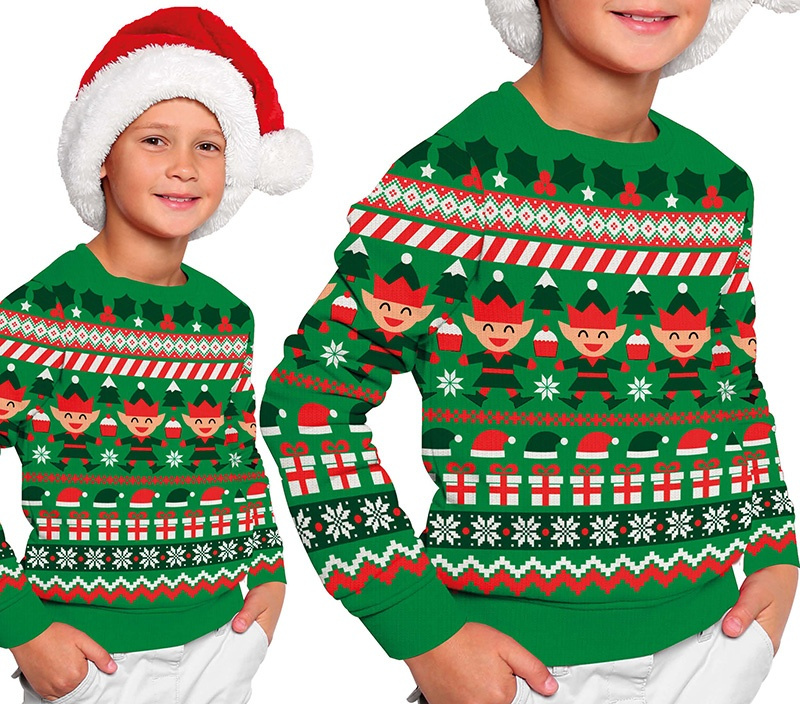 Jersey Navidad Infantil Elfo