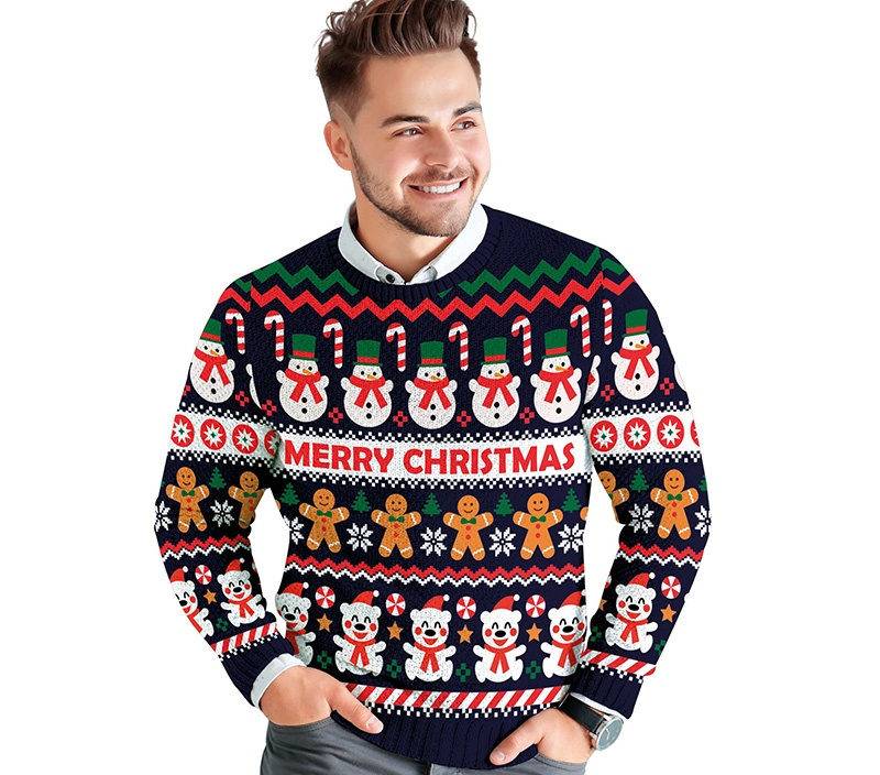 Jersey Navidad hombre Snowman