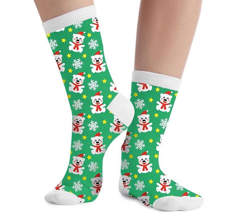 Calcetines navidad muñeco nieve infantil