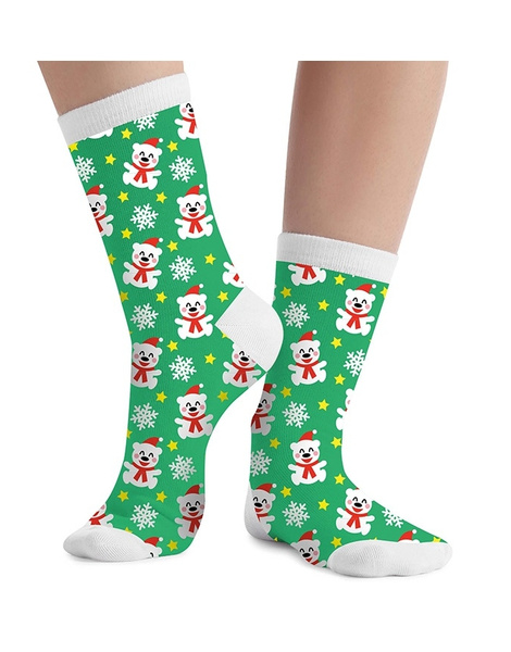 Calcetines navidad muñeco nieve infantil