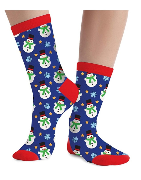 Calcetines navidad muñeco nieve infantil