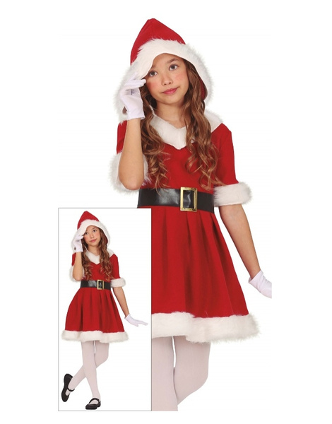 Disfraz Santa Claus Con Capucha Infantil