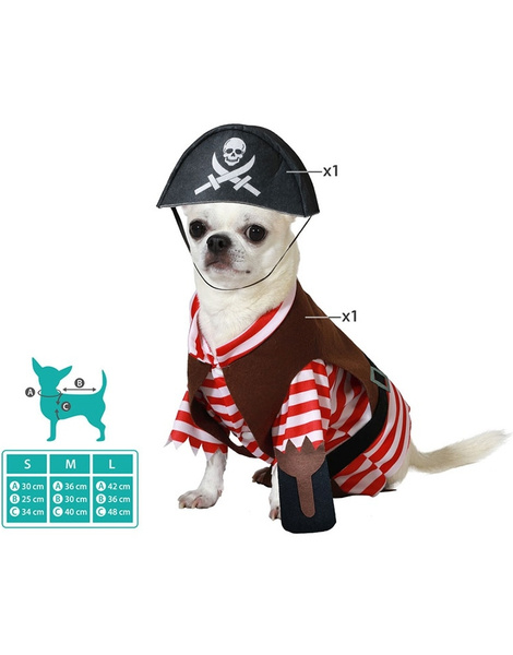 Disfraz Pirata para mascotas