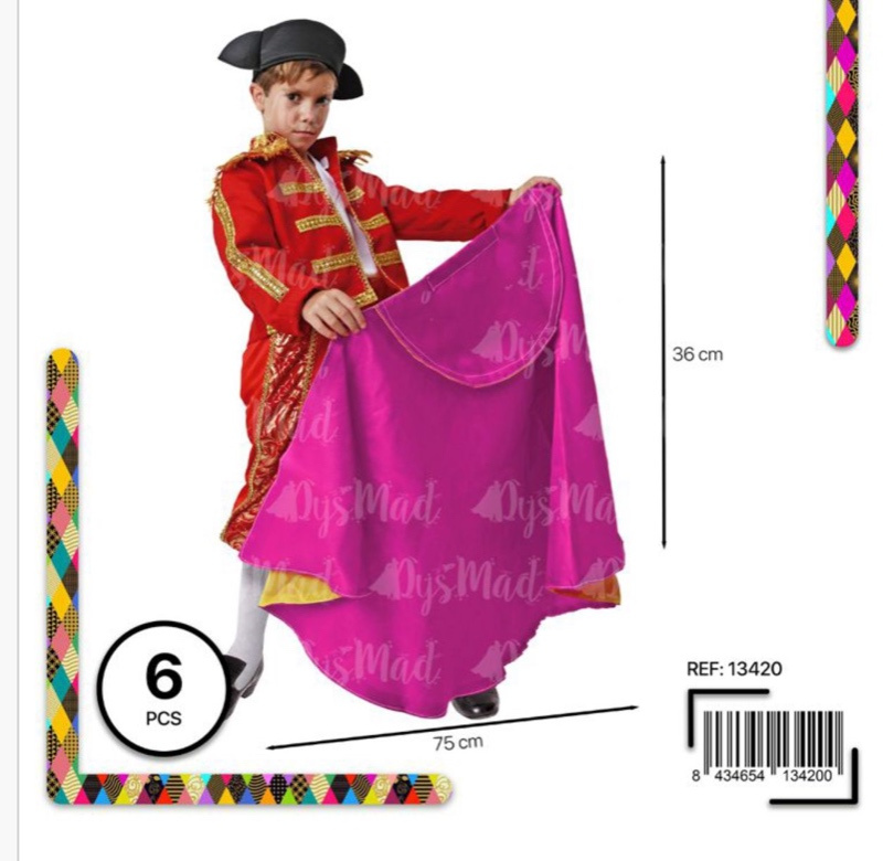 Capote torero infantil