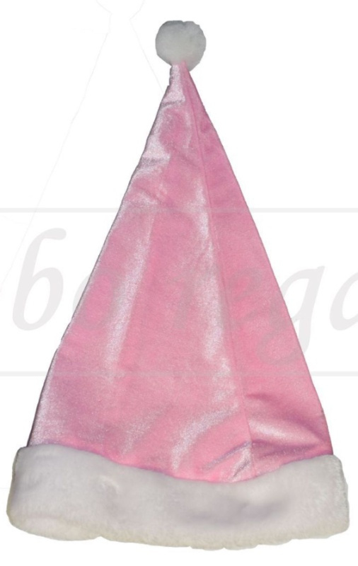 Gorro terciopelo rosa