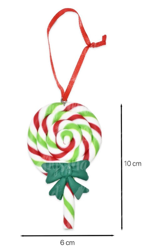 Decoración piruletas caramelo para árbol