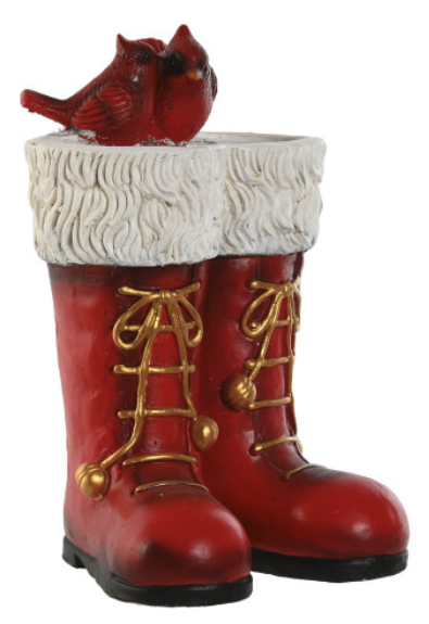 Macetero magnesia Botas santa 26x23x37cm