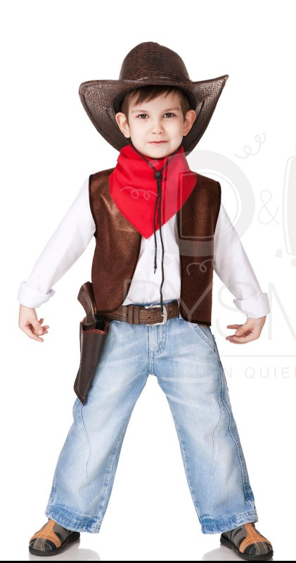 Chaleco vaquero infantil