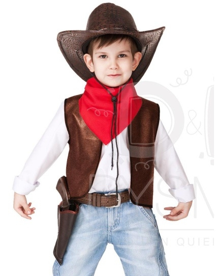 Chaleco vaquero infantil