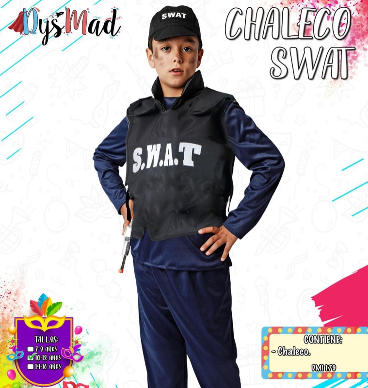 Chaleco SWAT infantil