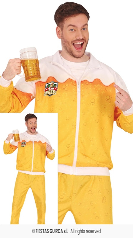 Disfraz Pijama Cerveza Para Adulto