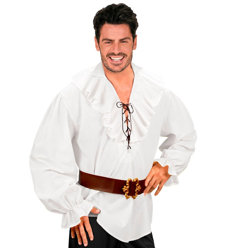 Camisa Pirata/Renacentista Blanca AD