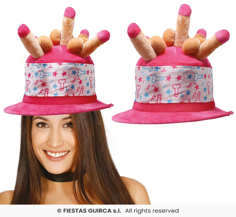 Gorro Pastel Con Penes