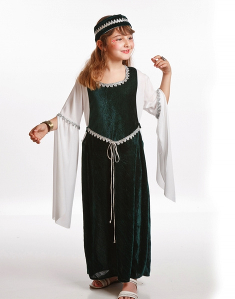 Disfraz Mujer Medieval verde