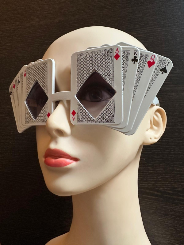 Gafas baraja de cartas Poker