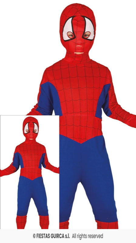 Fato de herói aranha para menino