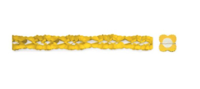 Unicolor Garland Yellow 4 Mts.