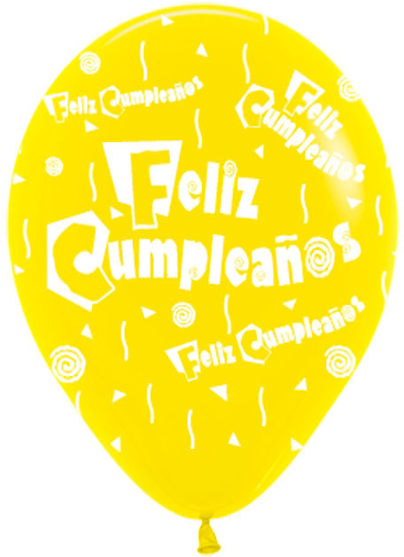 Globos LÁtex  Feliz CumpleaÑos