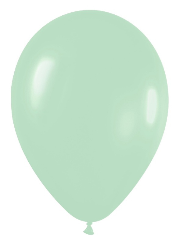 Globo Latex Verde Pastel R5 100 Unid.