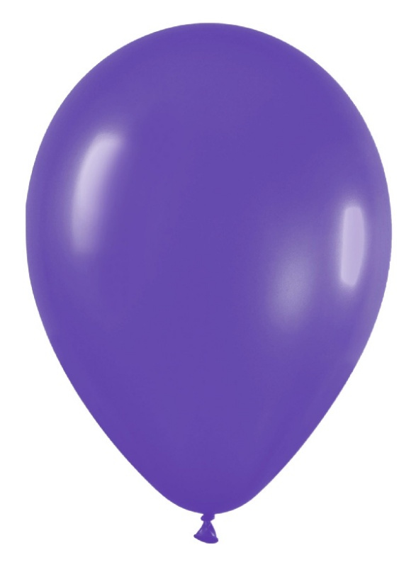 Bolsa 100  Globos Solido Violeta 13cms.