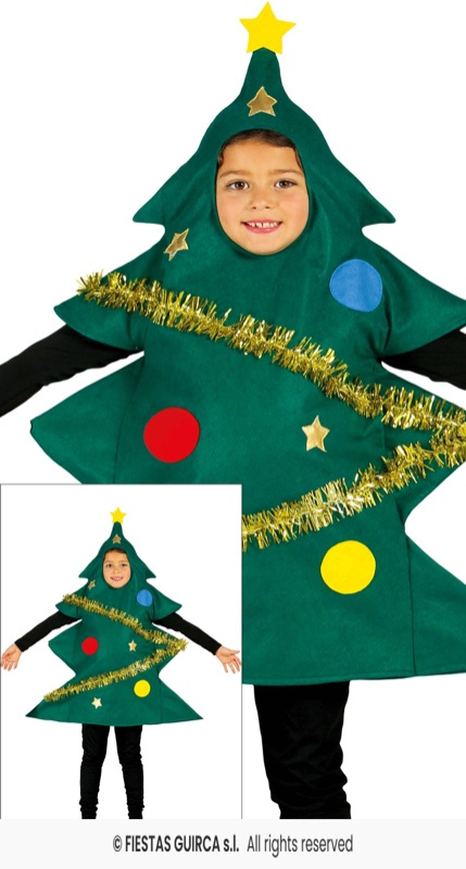 Disfraz árbol de Navidad Infantil