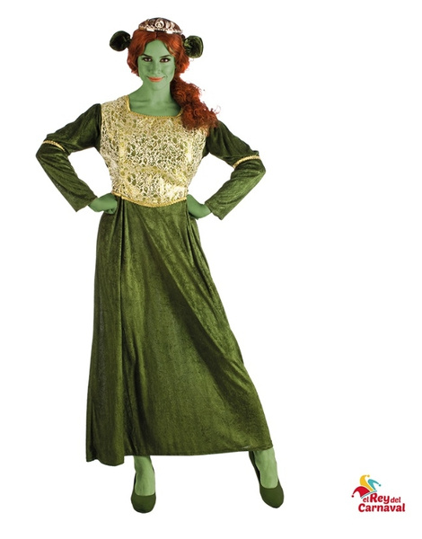 Disfraz medieval mujer verde