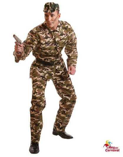 Disfraz de Comando Militar para Adulto