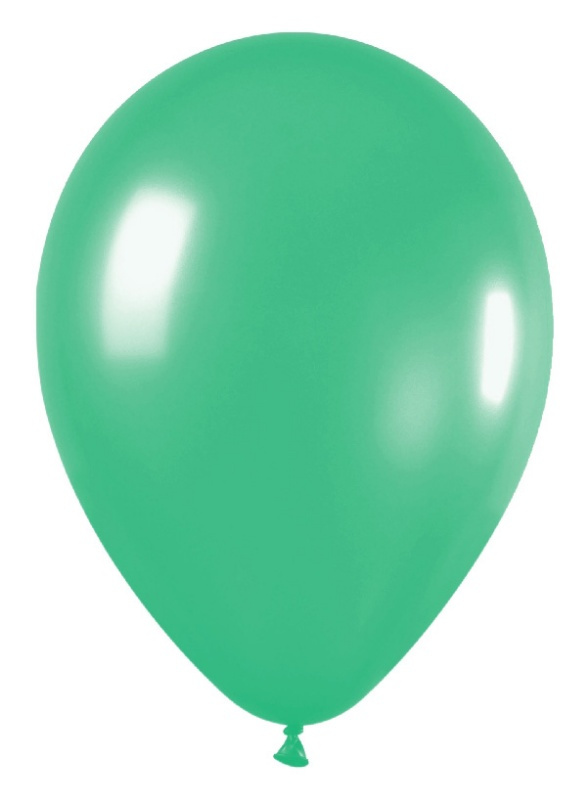 Bolsa 100 Globos R5 verde 12.5cms